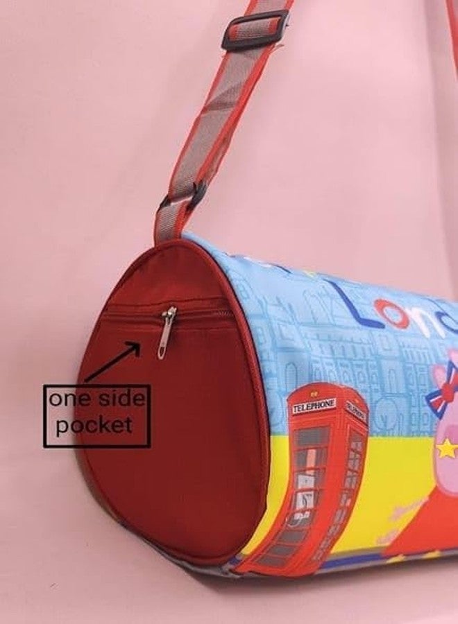 AMANVANI حقيبة سفر أمانفاني للأطفال، حقيبة رياضية للسفر، حقيبة سباحة، حقيبة رقص، حقيبة كتف، حقيبة خفيفة الوزن، حقيبة رياضية، هدية تذكارية، قطعة واحدة - Image 2